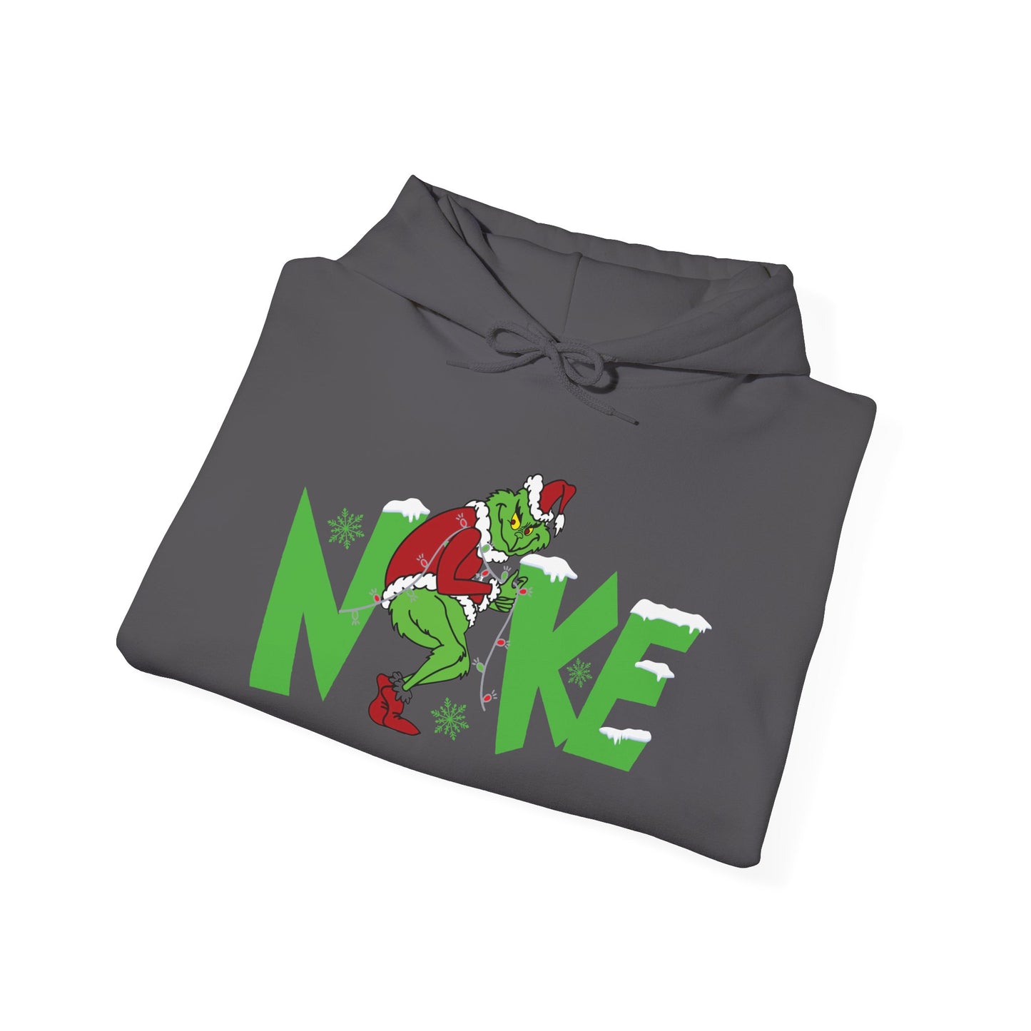 Grinch Christmas Nike Swoosh graphic Hoodie