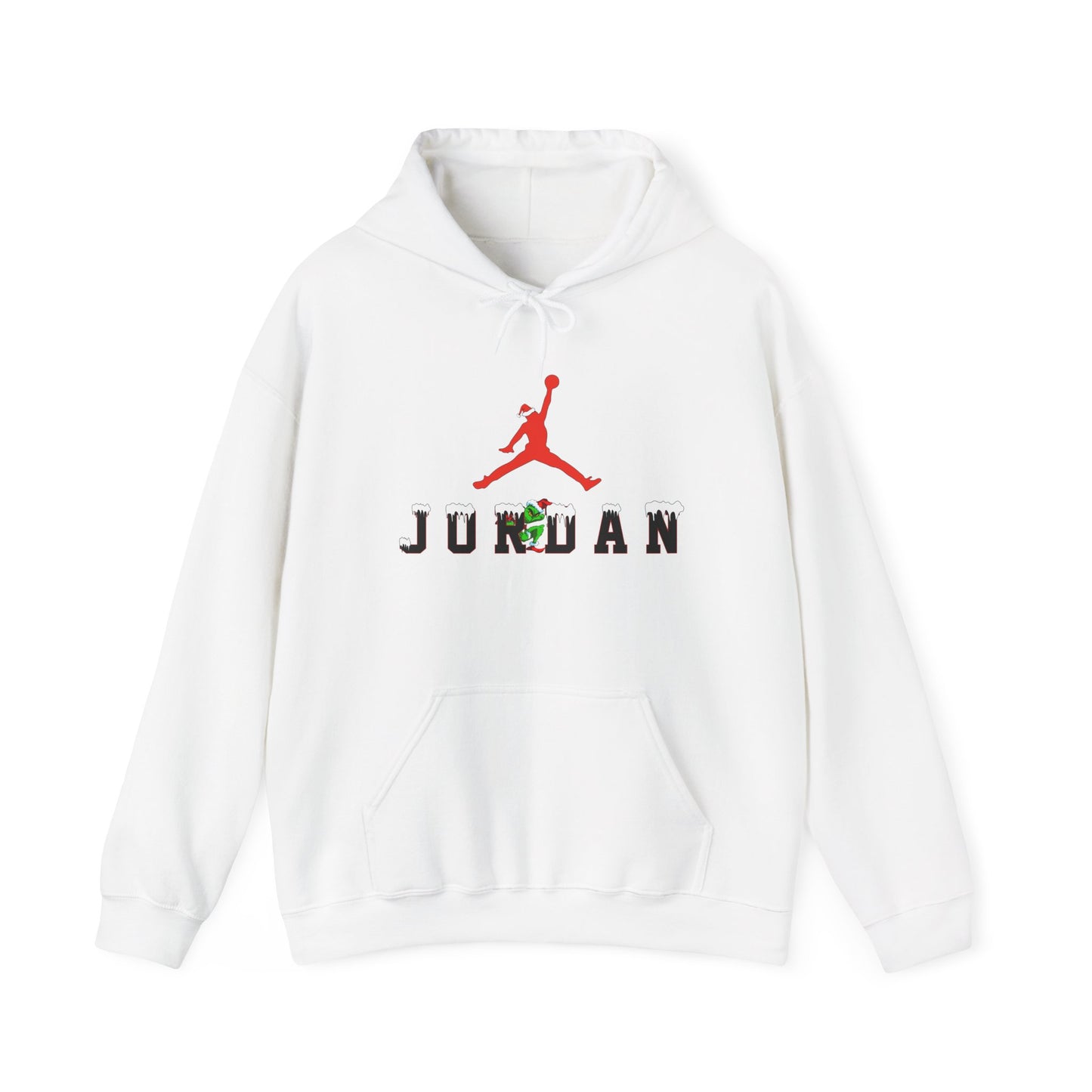 Grinch Jordan graphic Christmas Hoodie