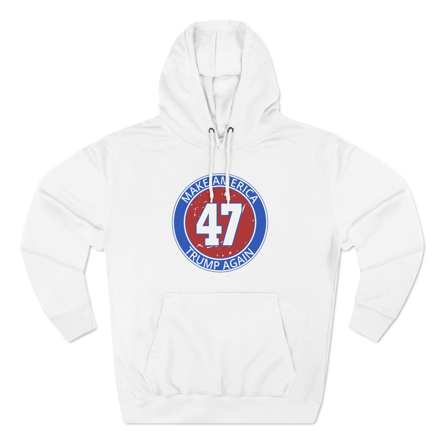 Fleece Hoodie Trump 47 Graphic