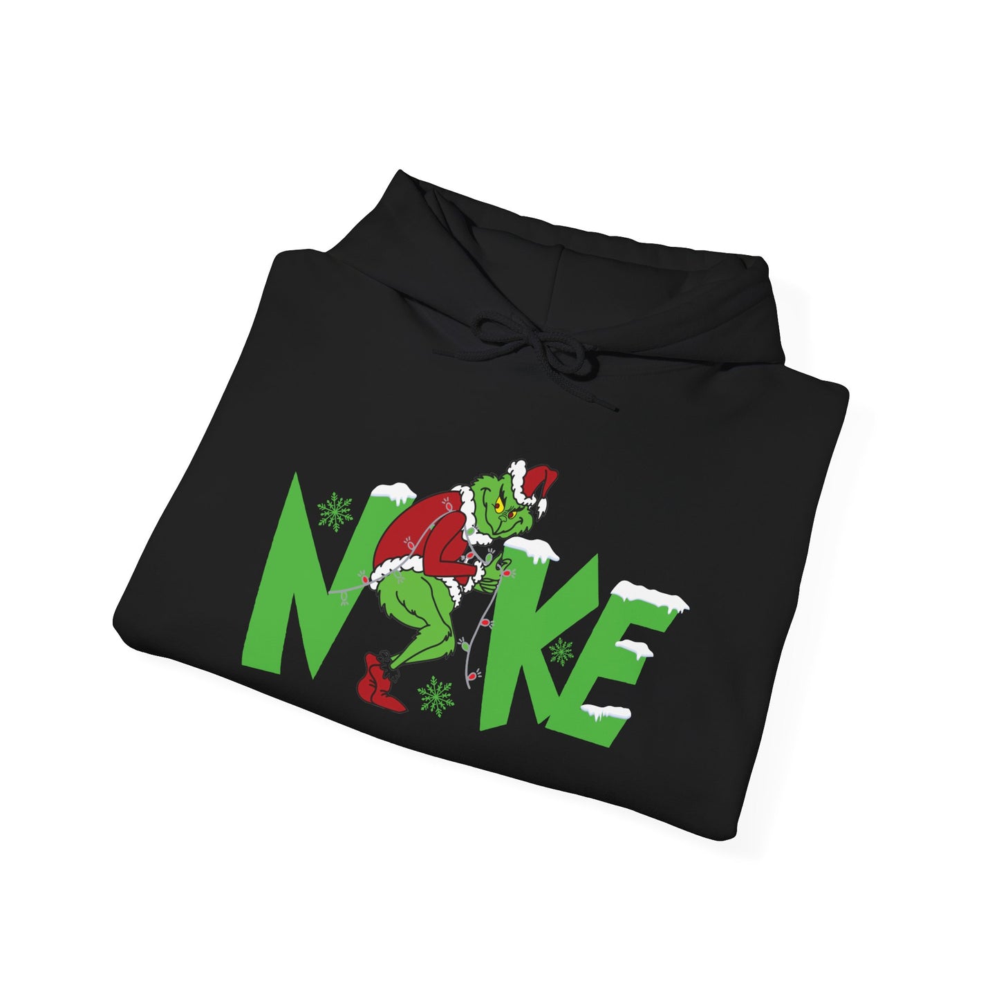 Grinch Christmas Nike Swoosh graphic Hoodie