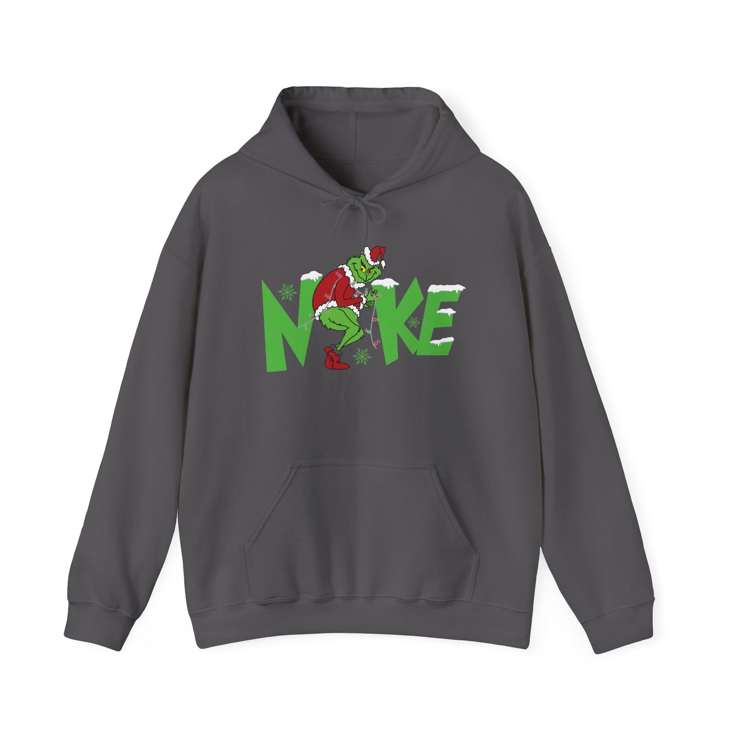 Grinch Christmas Nike Swoosh graphic Hoodie