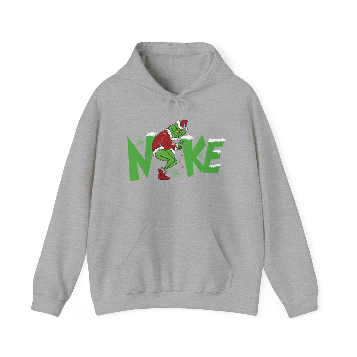 Grinch Christmas Nike Swoosh graphic Hoodie