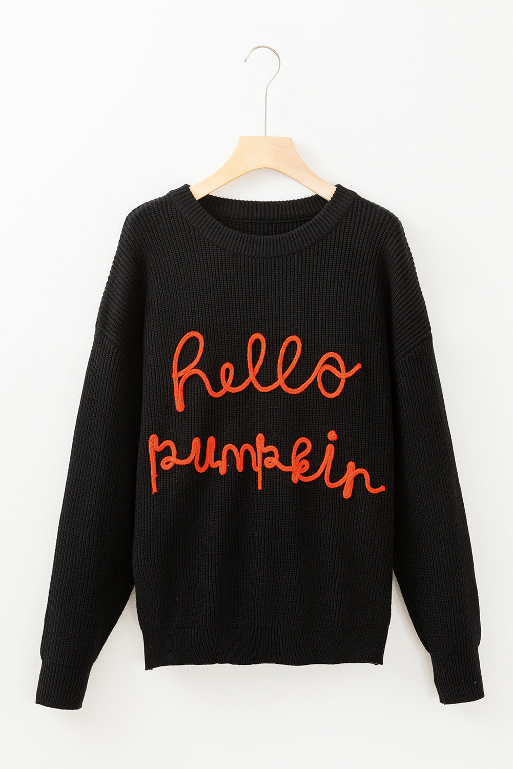 Flamingo Hello Pumpkin Graphic Sweater