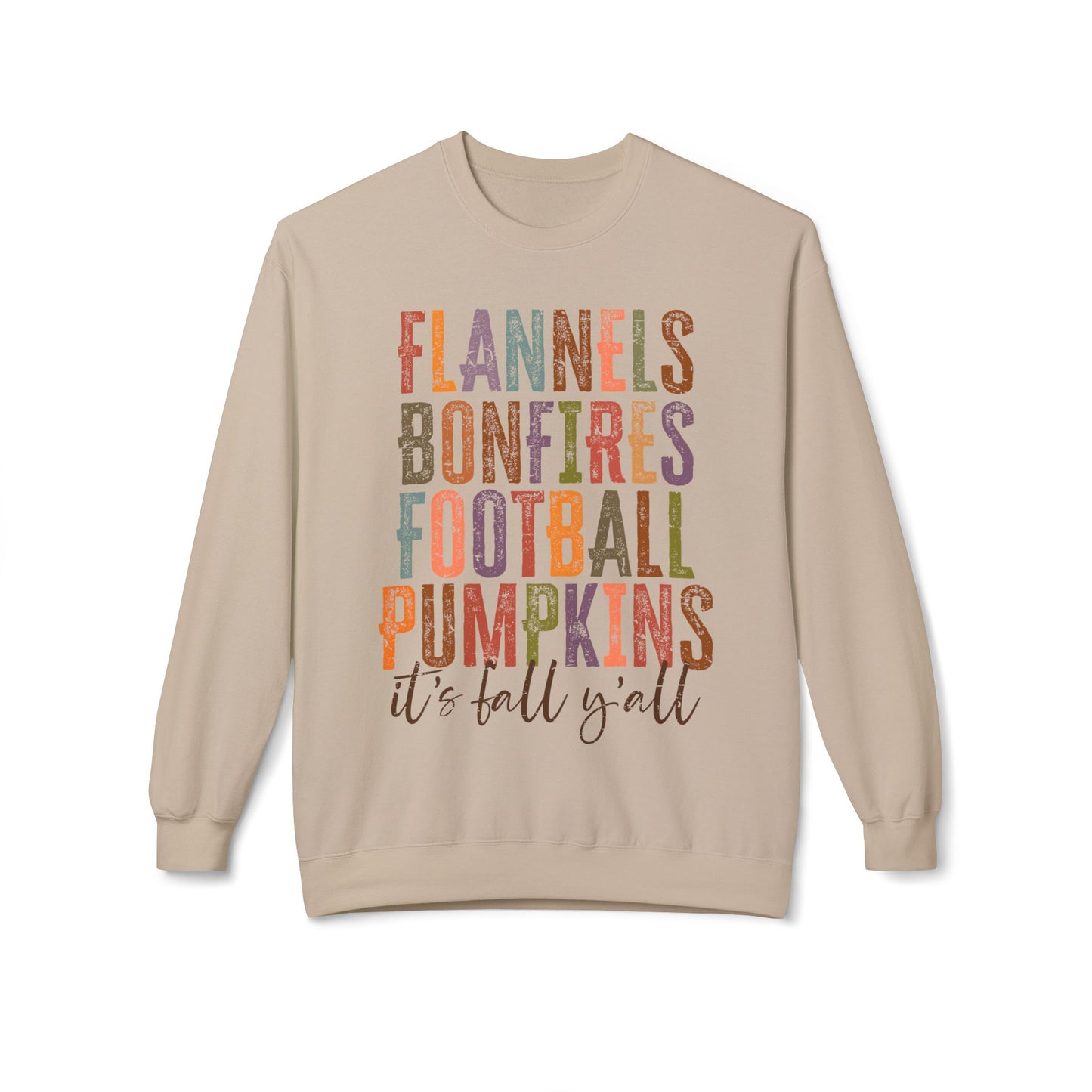 Fall Graphic Crewneck Sweatshirt