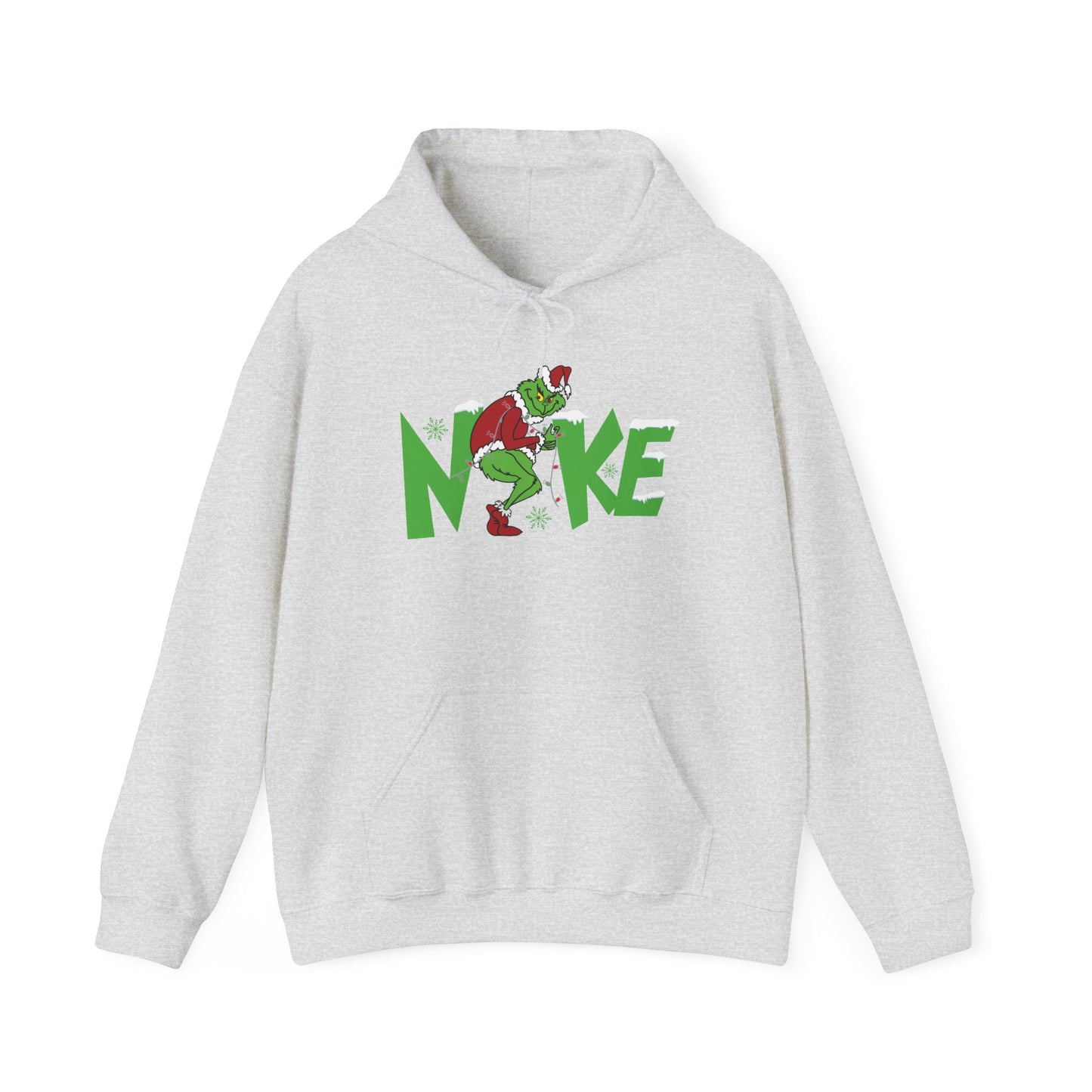 Grinch Christmas Nike Swoosh graphic Hoodie