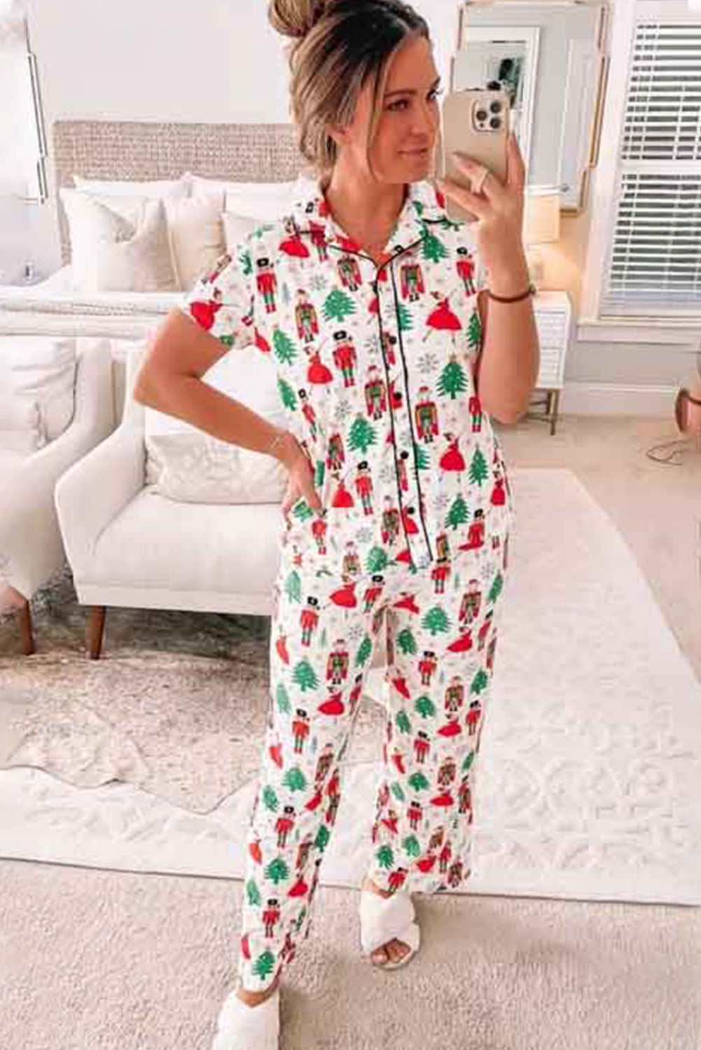 Christmas Tree Nutcracker Pajama Set