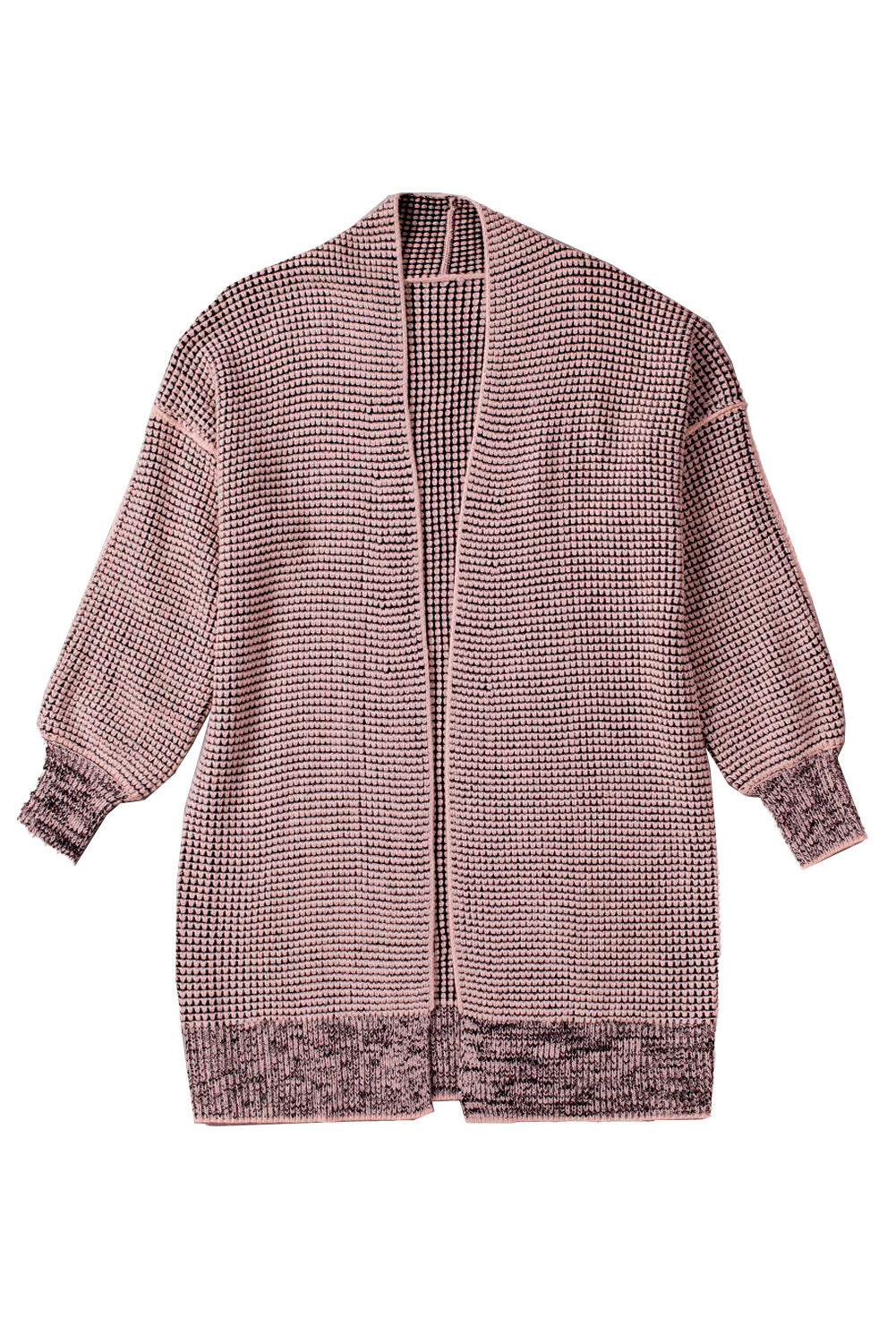 Contrast Trim Casual Knit Cardigan