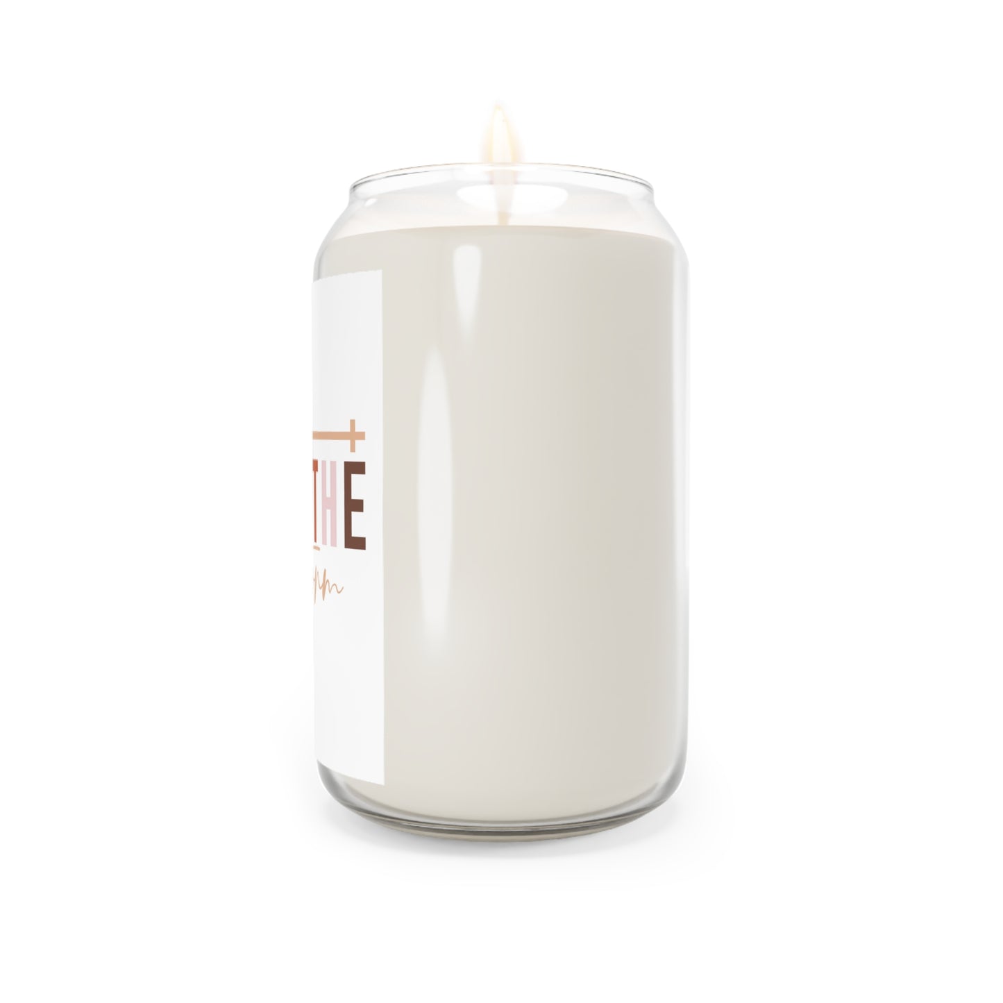 Scented Candle with Christian message, 13.75 oz