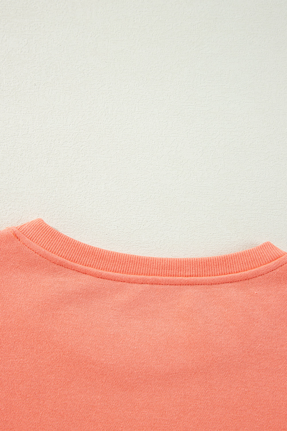 Colorblock Drop Sleeve Loose Sweatshirt