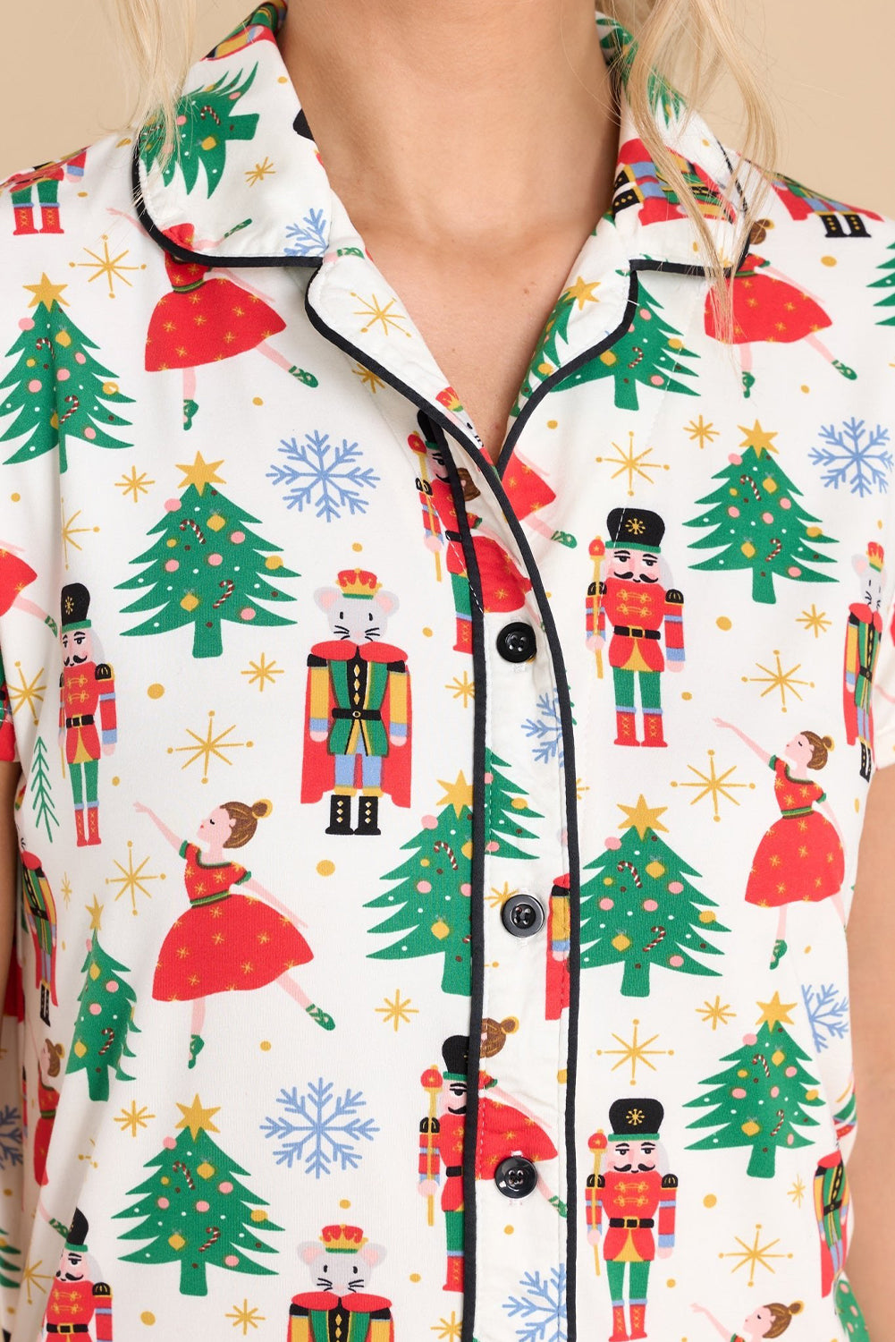 Christmas Tree Nutcracker Pajama Set