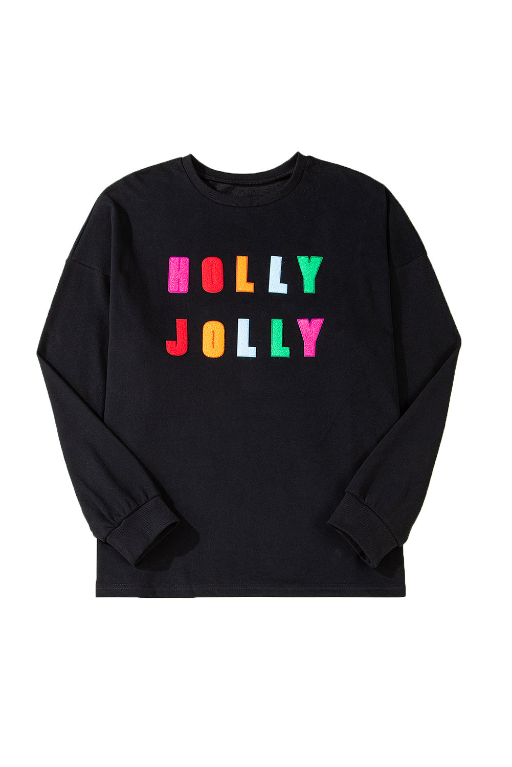 Holly Jolly Graphic Long Sleeve Top