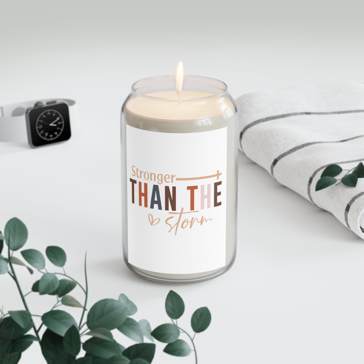 Scented Candle with Christian message, 13.75 oz