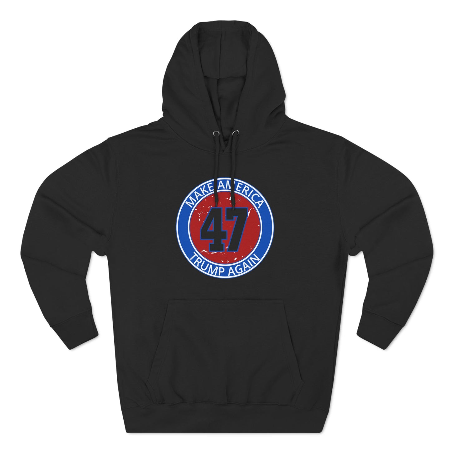 Fleece Hoodie Trump 47 Graphic