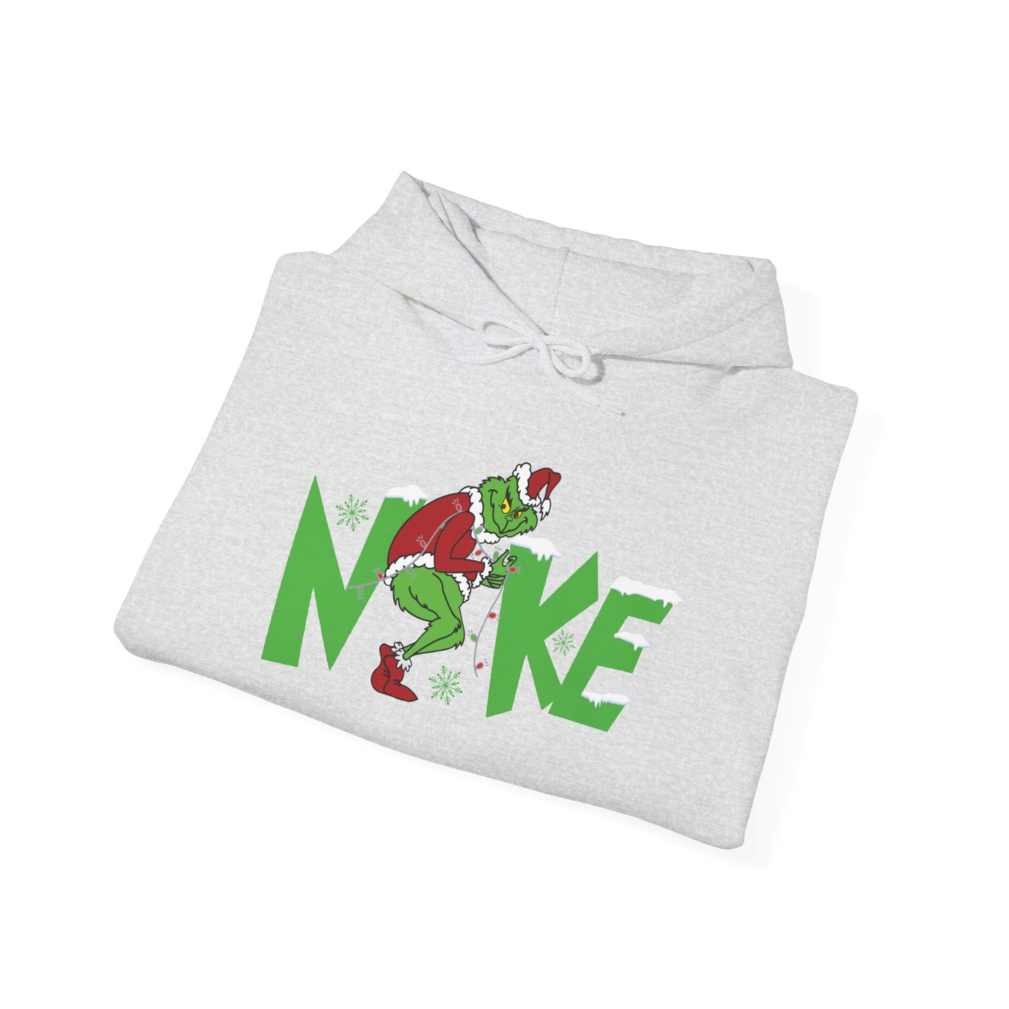 Grinch Christmas Nike Swoosh graphic Hoodie