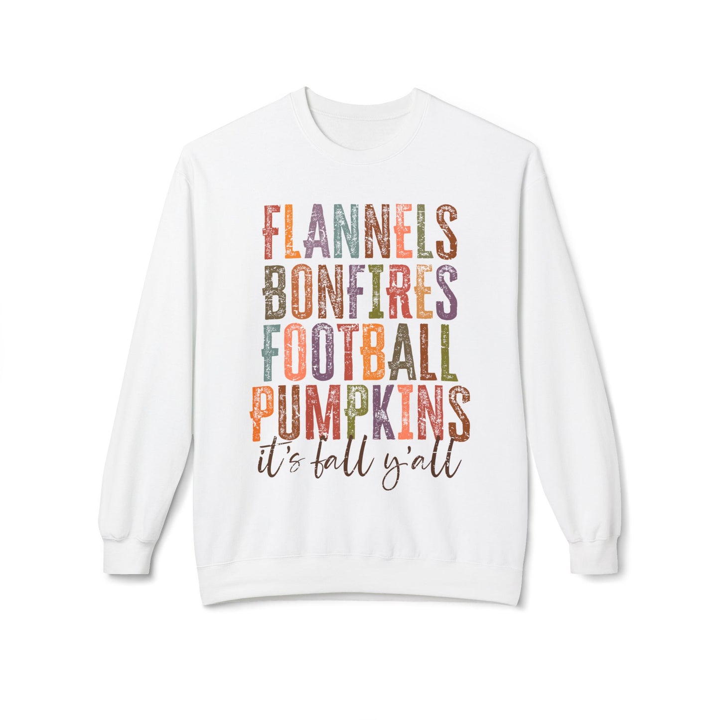 Fall Graphic Crewneck Sweatshirt