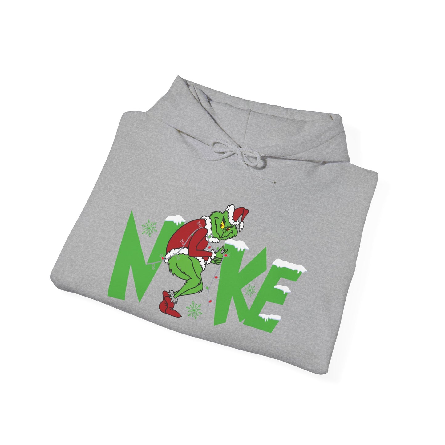 Grinch Christmas Nike Swoosh graphic Hoodie