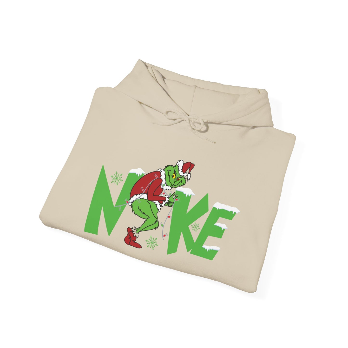 Grinch Christmas Nike Swoosh graphic Hoodie