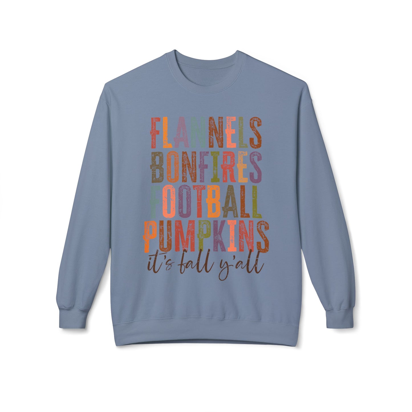 Fall Graphic Crewneck Sweatshirt