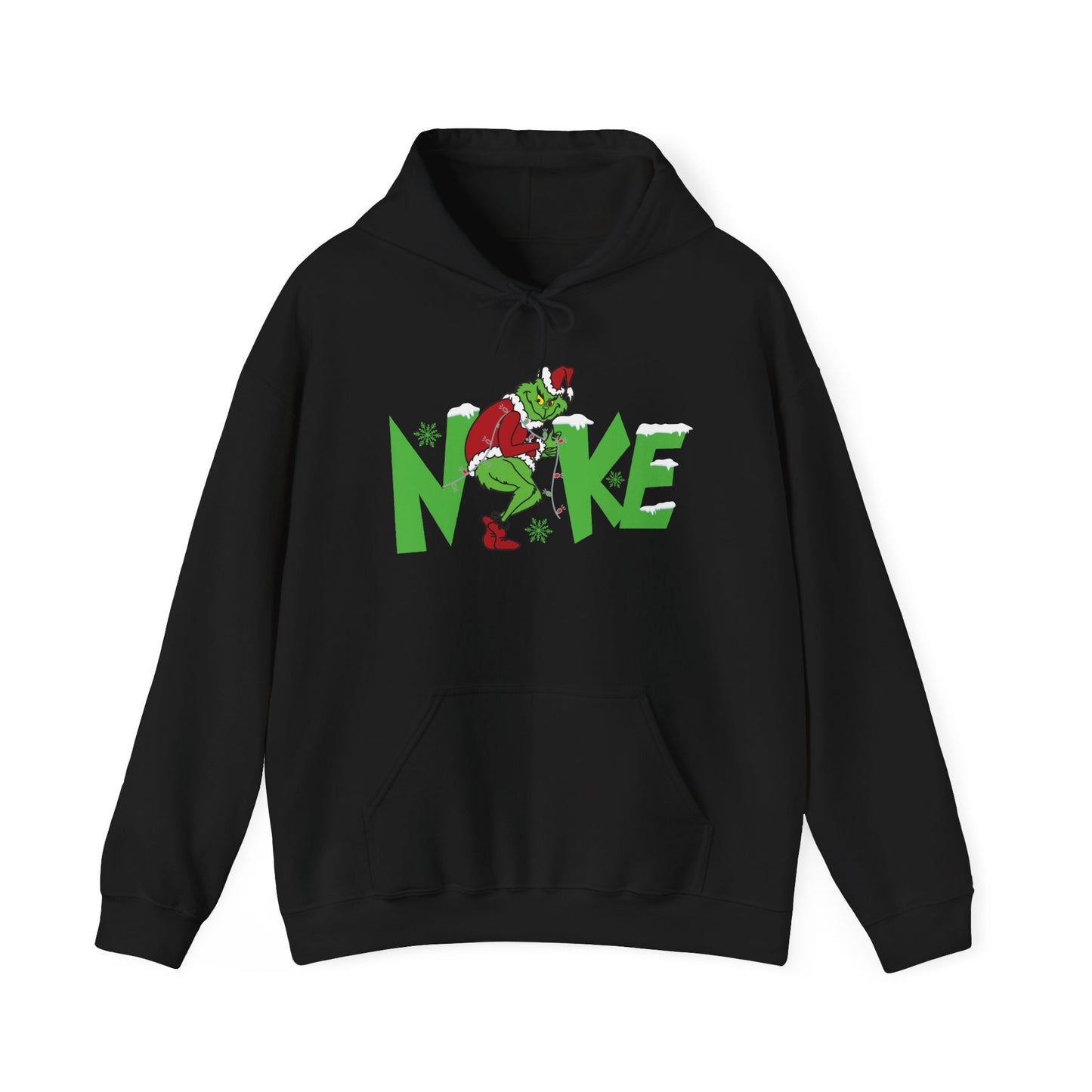 Grinch Christmas Nike Swoosh graphic Hoodie