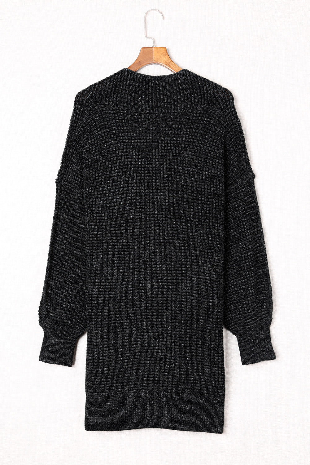 Contrast Trim Casual Knit Cardigan