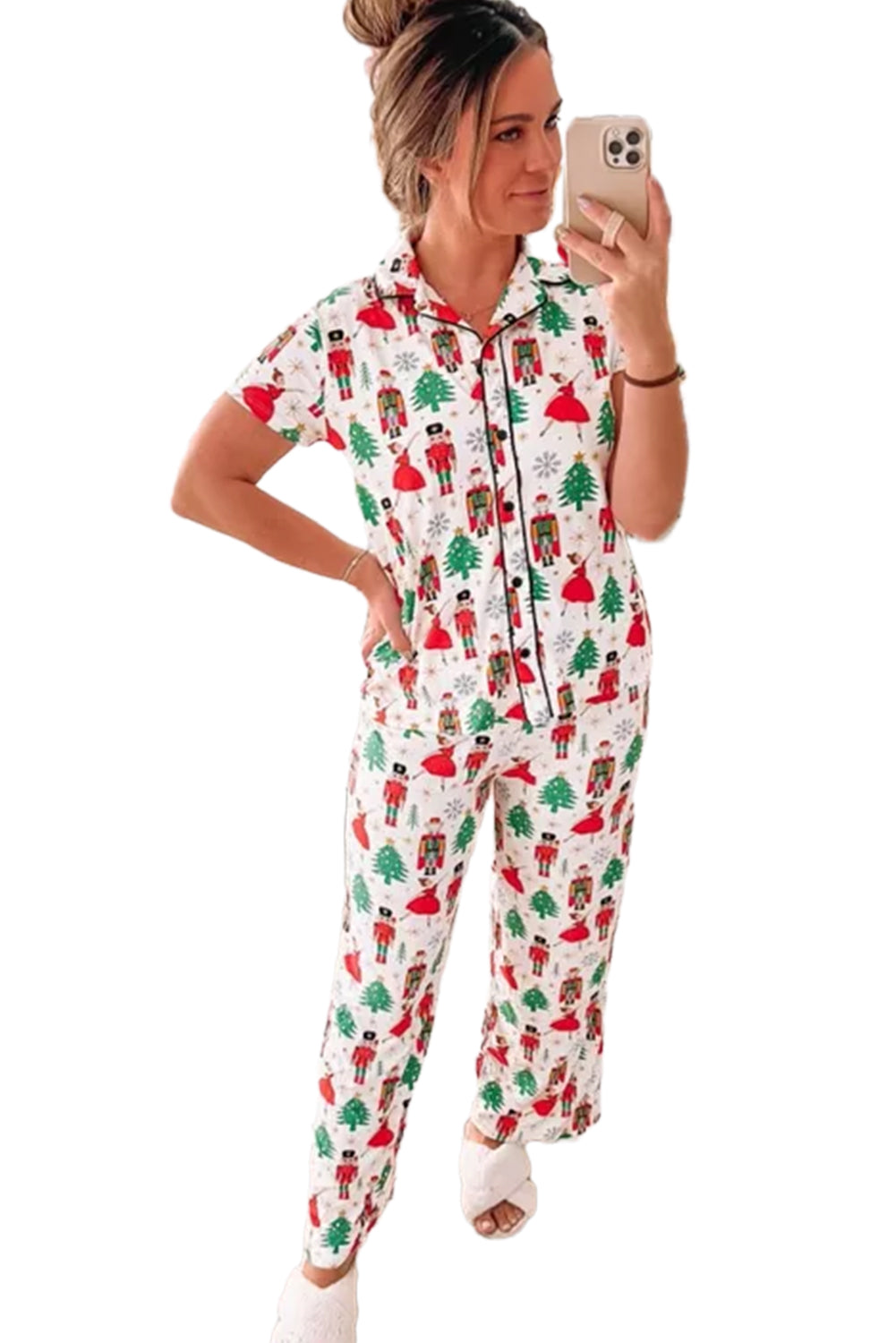 Christmas Tree Nutcracker Pajama Set