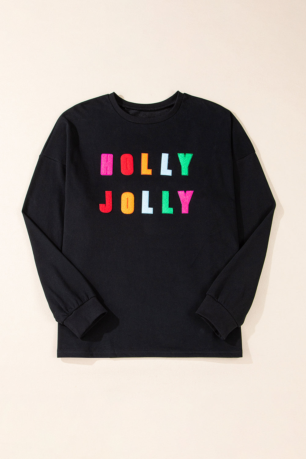 Holly Jolly Graphic Long Sleeve Top