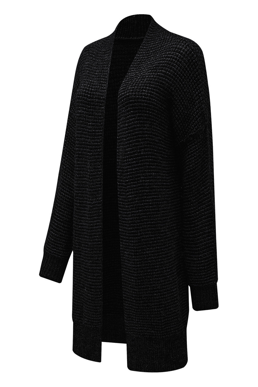 Contrast Trim Casual Knit Cardigan