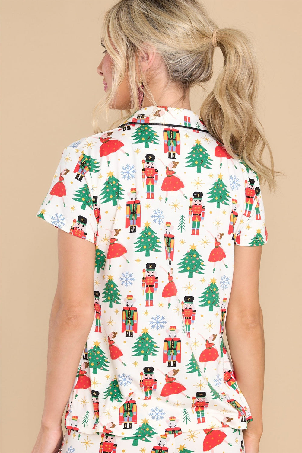 Christmas Tree Nutcracker Pajama Set