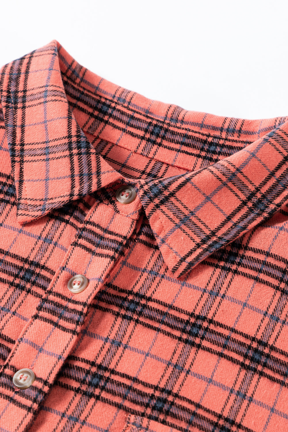 Trendy Plaid Long Sleeve Collar Shirt