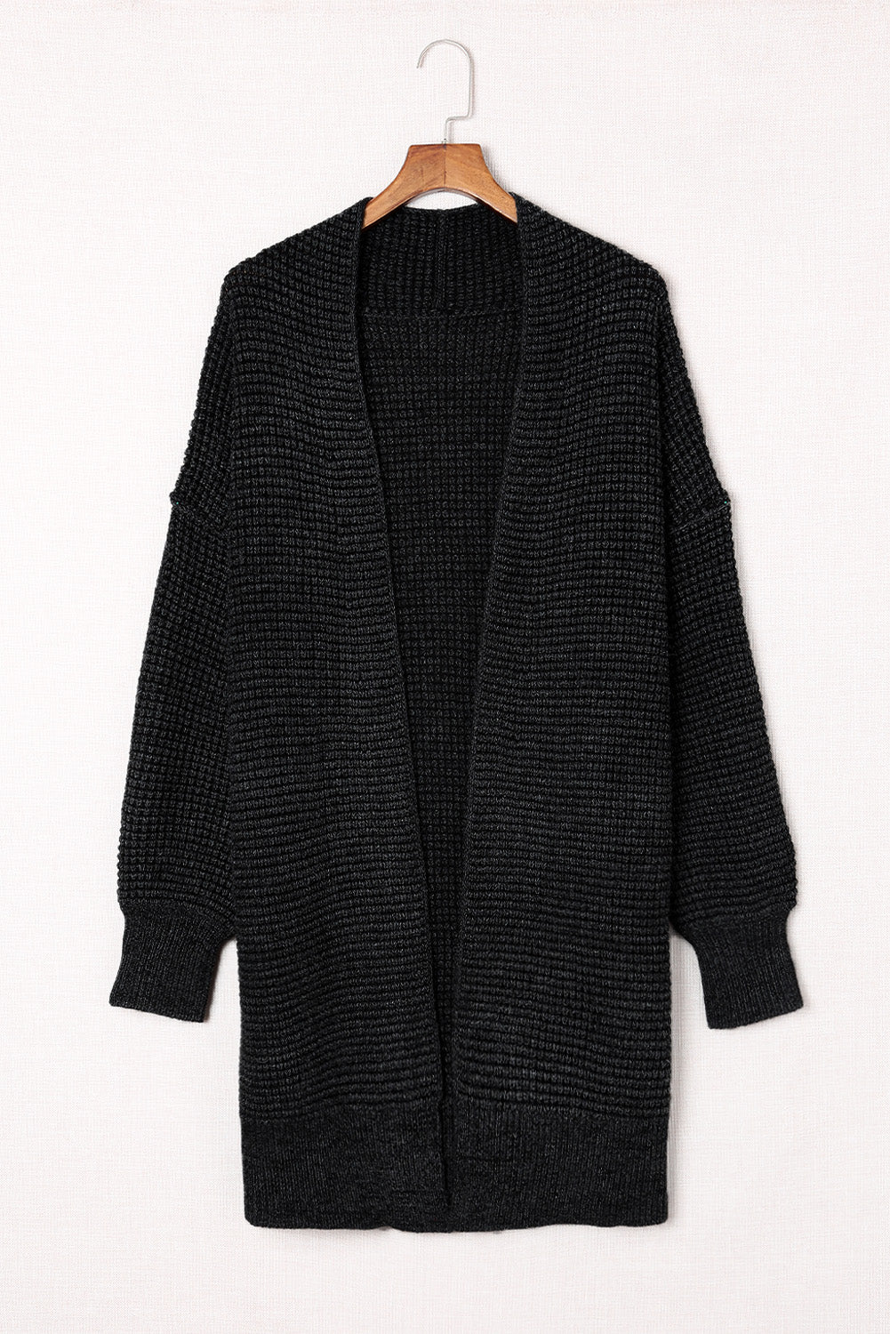 Contrast Trim Casual Knit Cardigan