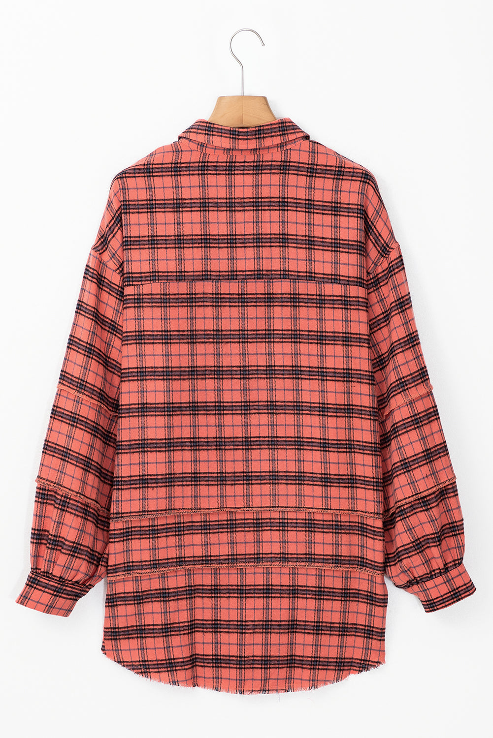 Trendy Plaid Long Sleeve Collar Shirt