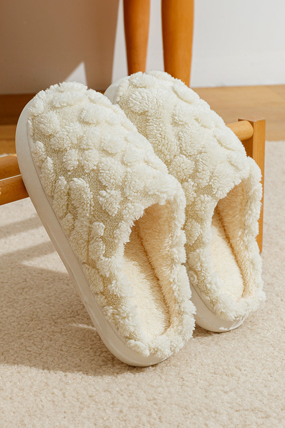 Winter Plush Flat Home Slippers